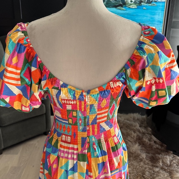 ANTONIO MELANI Vibrant Geometric Dress - Picture 4 of 4